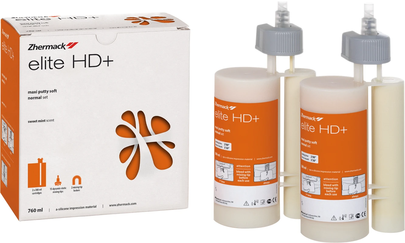 Elite HD+ Putty Soft Packung 380 ml Kartusche Base, 380 ml Kartusche Katalysator