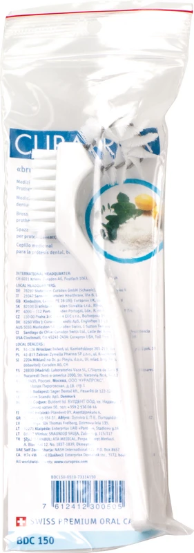 CURAPROX BDC Stück Prothesenbürste weiß