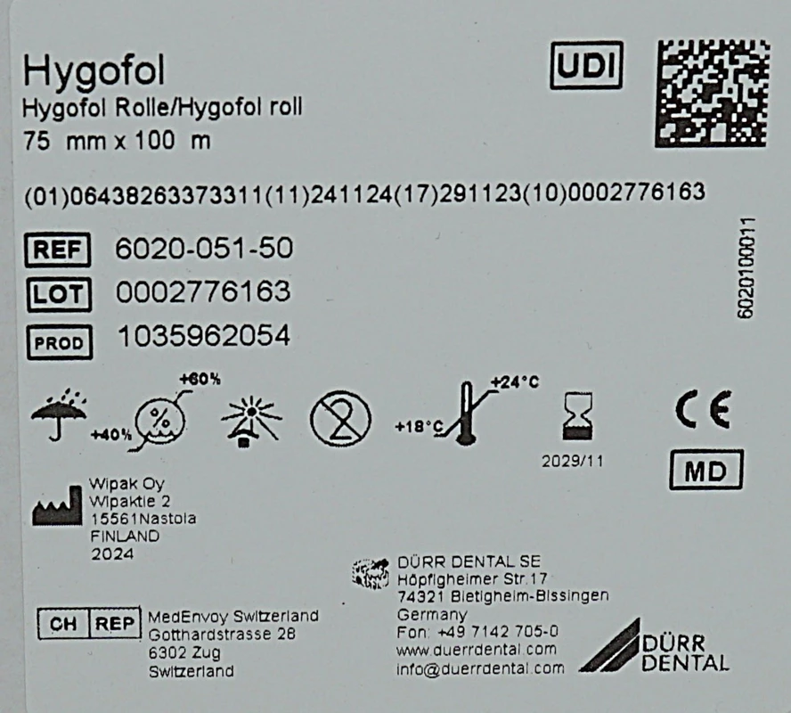 Hygofol Rolle 100 m, 7,5 cm