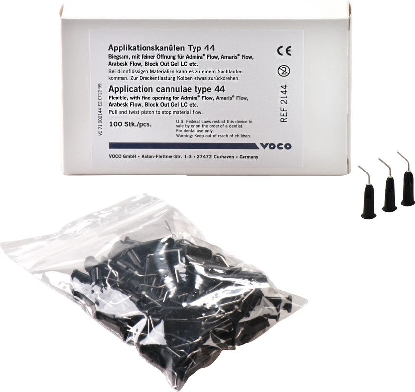 Applikationskanülen Typ 44 Packung 100 Kanülen Applikationskanülen Typ 44 VOCO