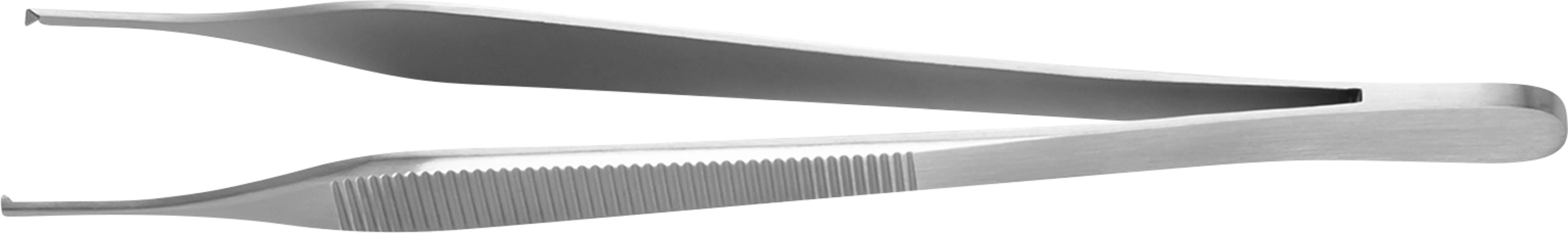 Chirurgische Pinzette nach Adson Stück 1 x 2 Zähne, Maulbreite: 1,2 mm, 150 mm