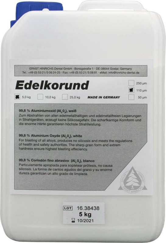 Edelkorund Kanister 5 kg 110 μm