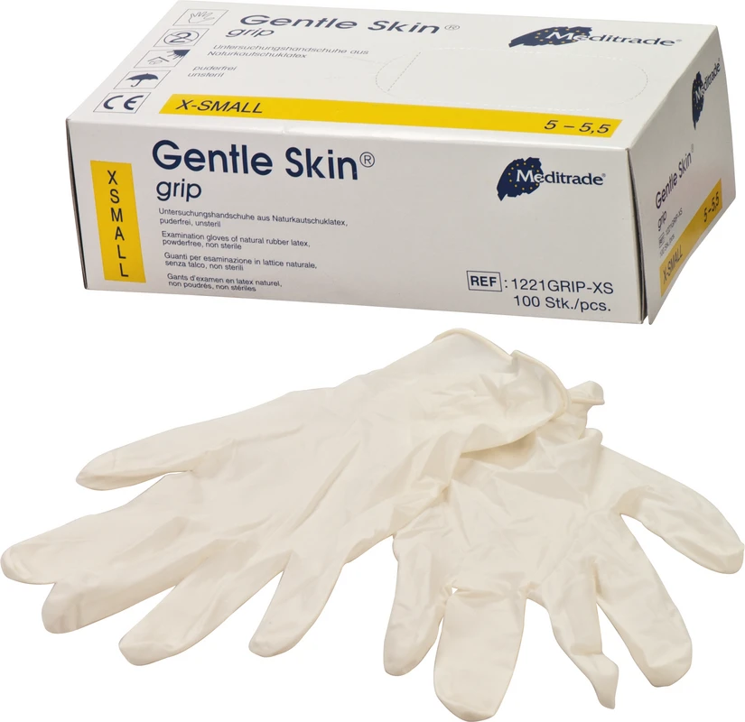 Gentle Skin® grip Packung 100 Stück puderfrei, natur, XS