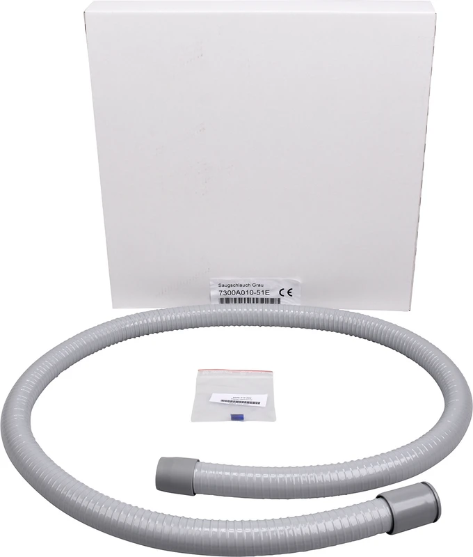 Saugschlauch Stück grau 145 cm, universal