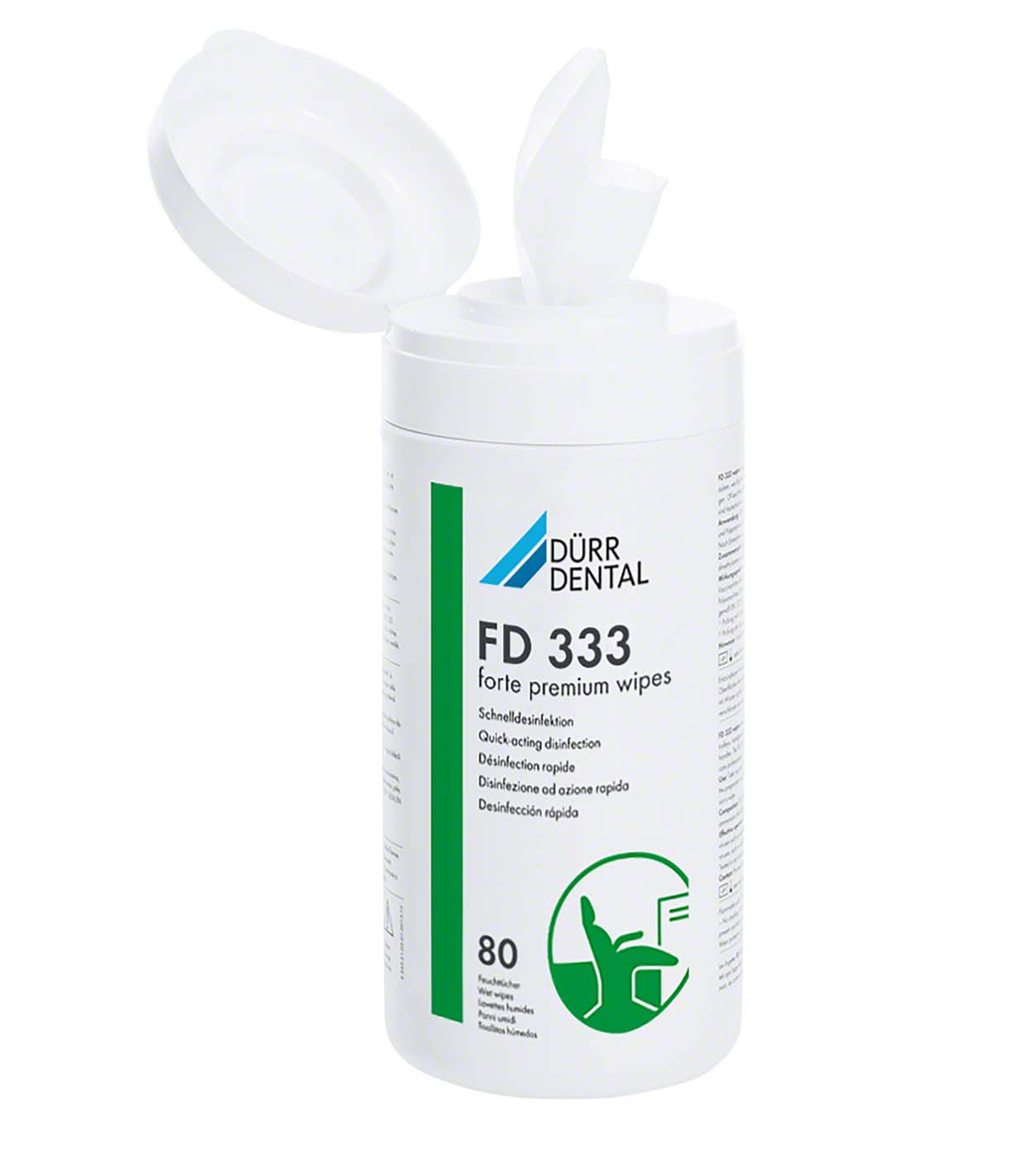 FD 333 forte premium wipes Flächen-Desinfektion Dürr Dental