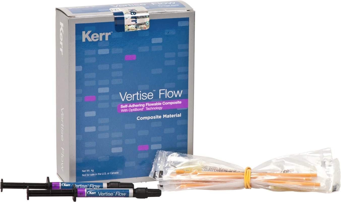 Vertise™ Flow Packung 2 x 2 g Spritze B1, 20 Pinn-Point Applikatoren, 20 Flow-Spritzenaufsätzen