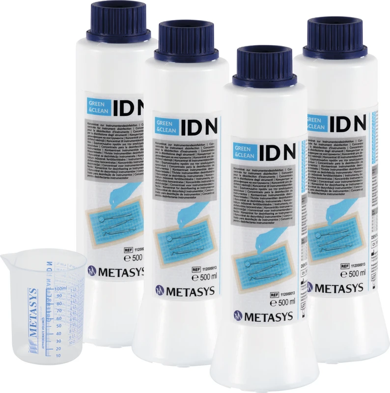 GREEN&CLEAN ID N Karton 4 x 500 ml Flasche, 1 Dosierbecher