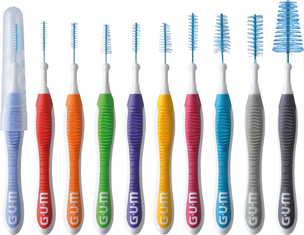 GUM® TRAV-LER® Interdentalbürsten Blisterpackung 6 Stück Tanne, grün, Ø 1,1 mm