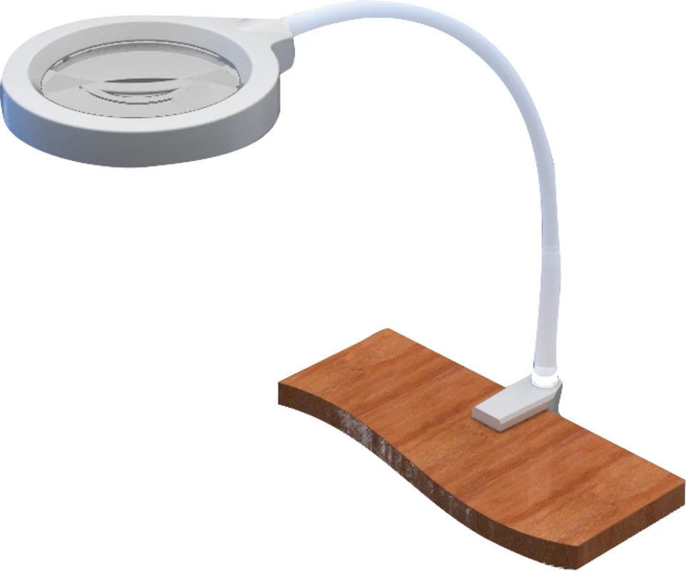 RLL LED Flex 3 Stück LED Ringlupenleuchte 3 Dioptrien, Flexarm 51 cm