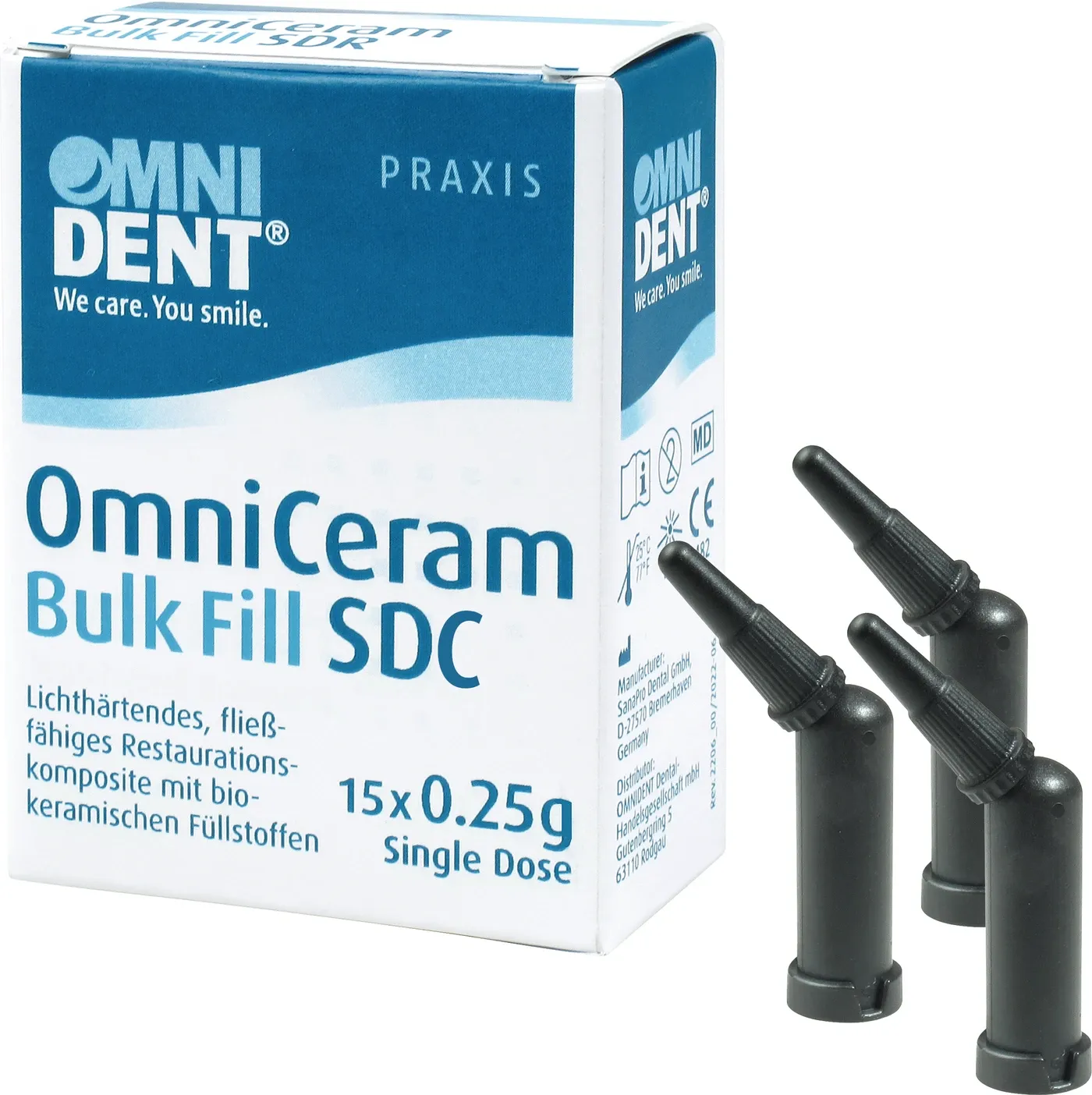 OmniCeram Bulk Fill SDC Packung 15 x 0,25 g Singledose OmniCeram Bulk Fill SDC Packung 15 x 0,25 g Singledose