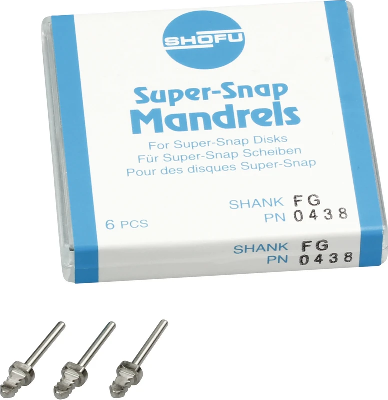 Super-Snap® Mandrels Packung 6 Stück FG, Stahl
