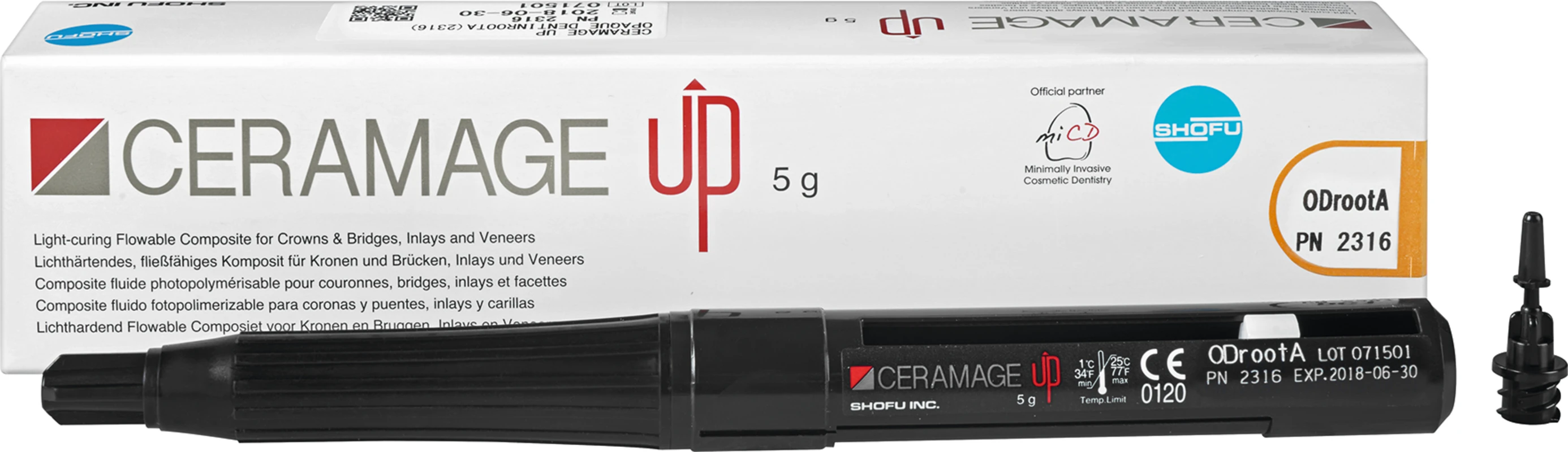 CERAMAGE UP Spritze 5 g Komposit opaque dentin root A CERAMAGE UP SHOFU
