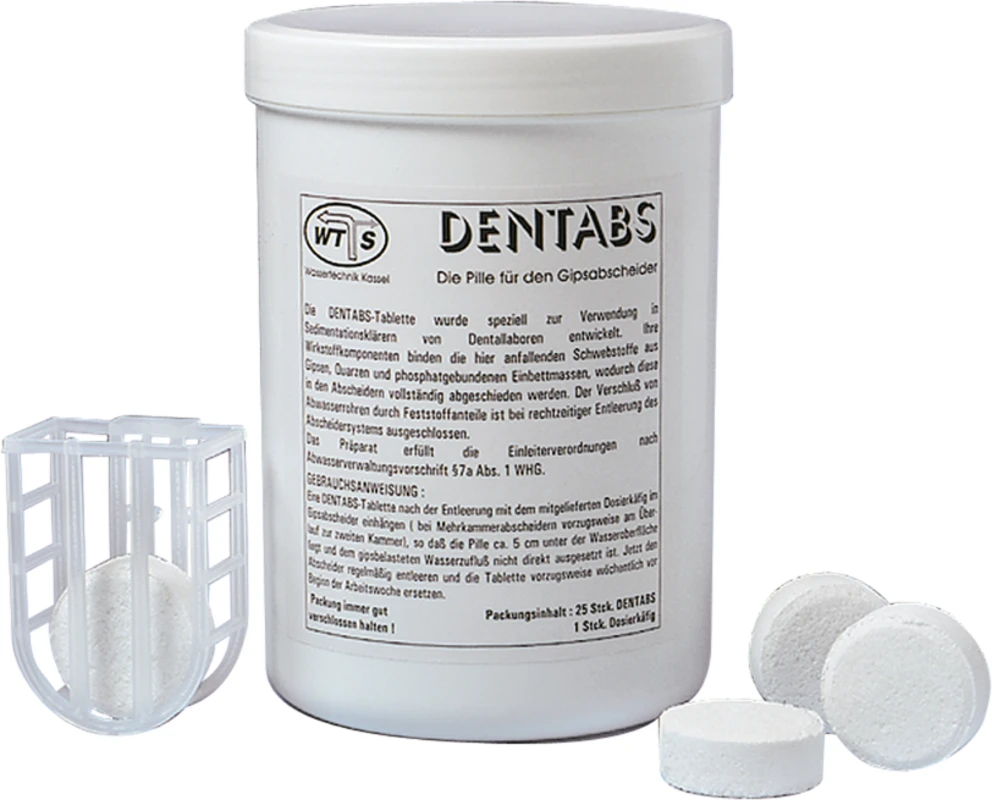 DENTABS Dose 12 x 20 g Tablette, 1 Einhängekorb