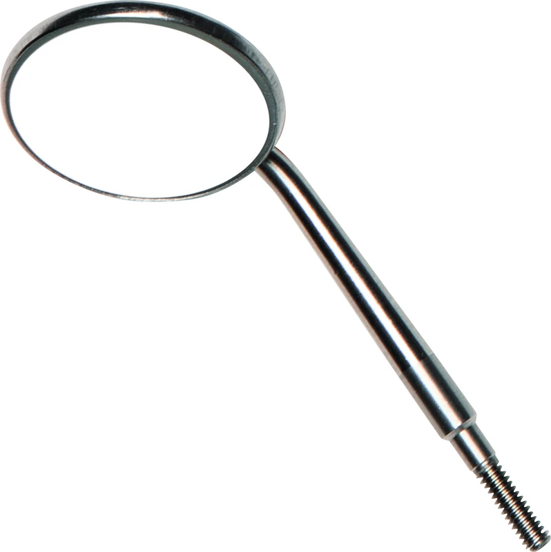 Crystal HD Edelstahl-Spiegelansätze Packung 12 Stück Größe 5, Ø 24 mm