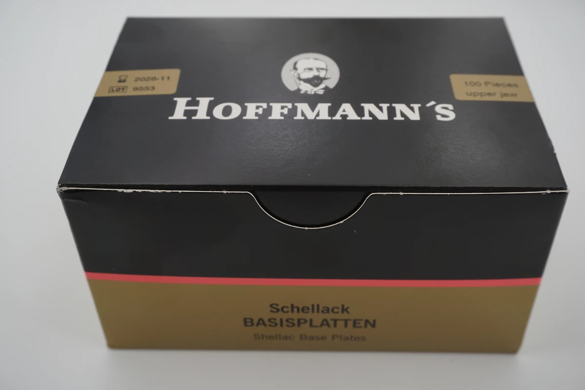 Hoffmann's Schellack Basisplatten Packung 100 Stück OK