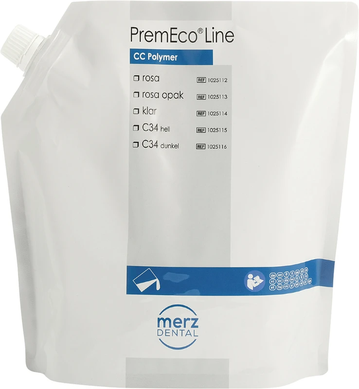 PremEco® Line Gießkunststoff Beutel 1 kg Pulver rosa