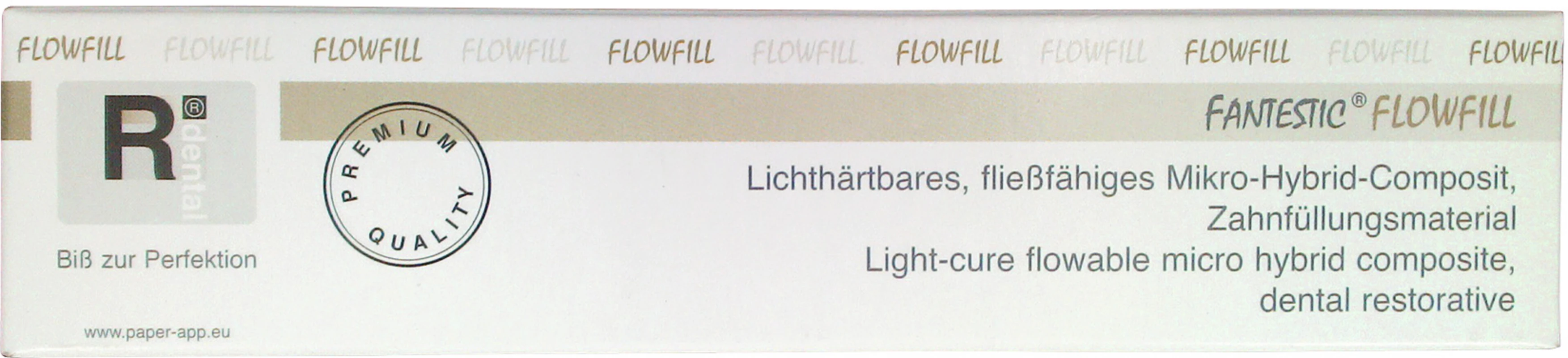 FANTESTIC® FLOWFILL Packung 2 x 2 ml Spritze weiß-opak, 6 Applikationskanülen
