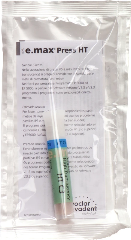 IPS e.max® Press Packung 5 Rohlinge HT B3