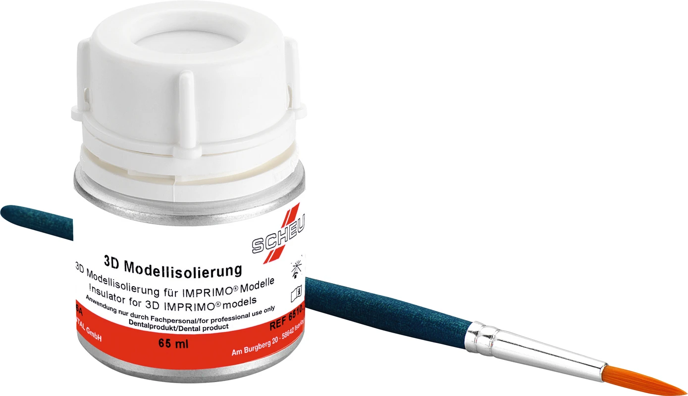 3D Modellisolierung Packung 65 ml Flasche, Pinsel