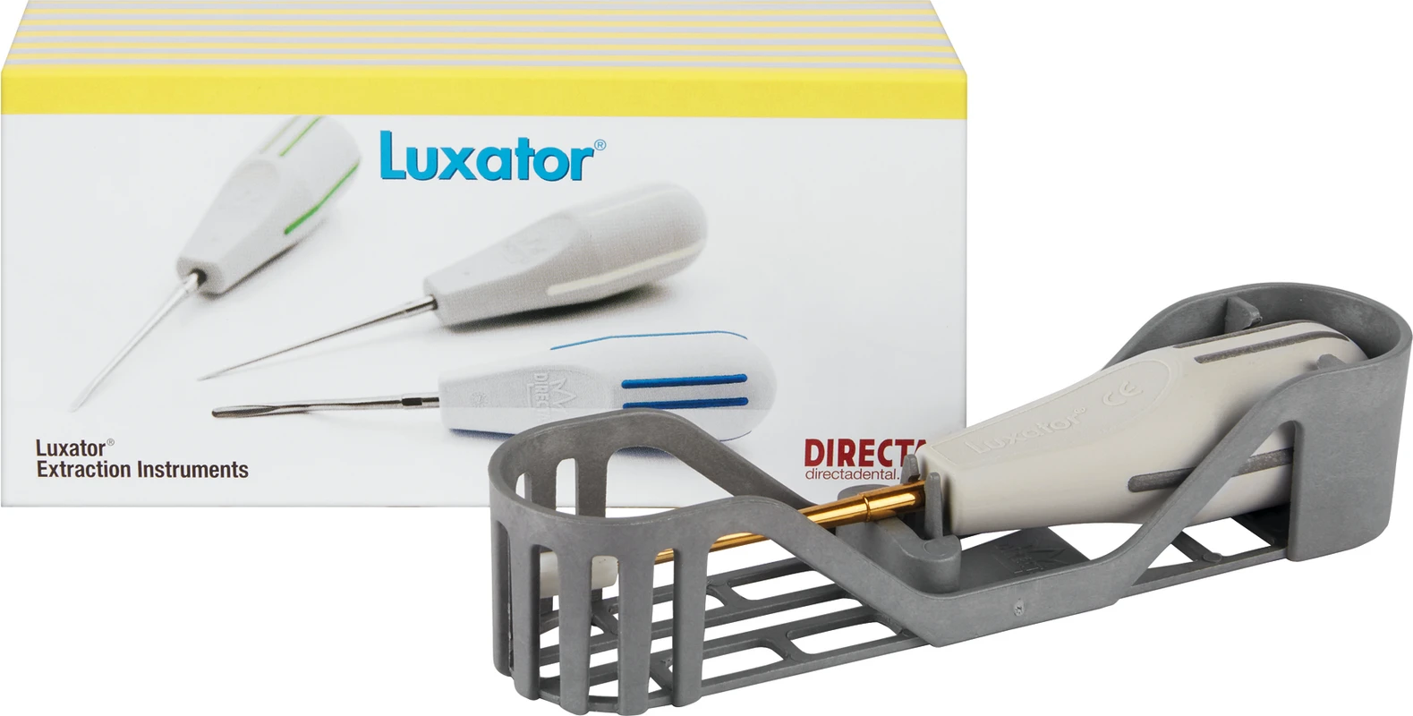 Luxator® Stück L3S TiN, 3 mm, Titan gerade, grau