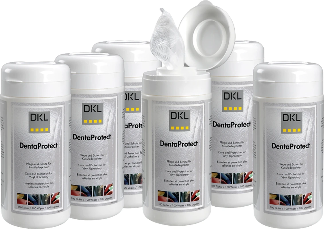 DentaProtect Packung 6 Tuchspenderdosen, 600 Tücher