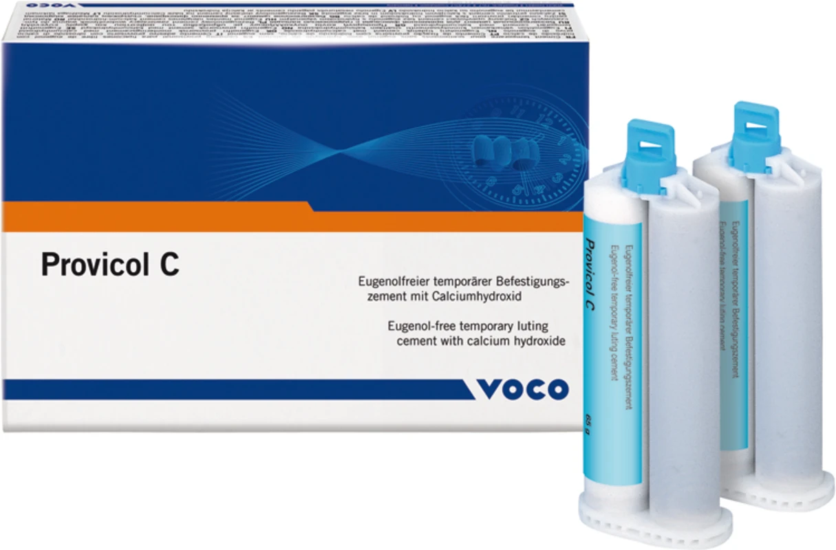 Provicol C Packung 2 x 65 g Doppelkartusche, Zubehör Provicol C VOCO