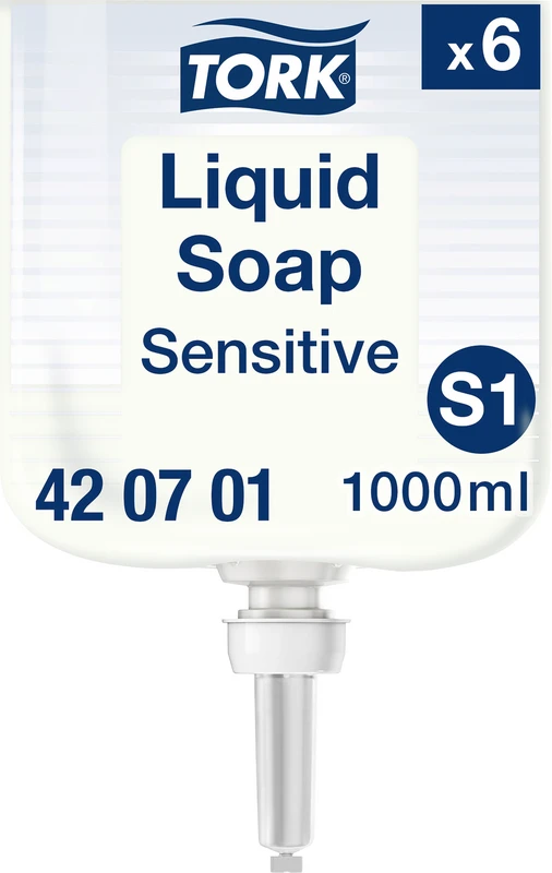 TORK® extramilde Flüssigseife Karton 6 x 1 Liter Kartusche
