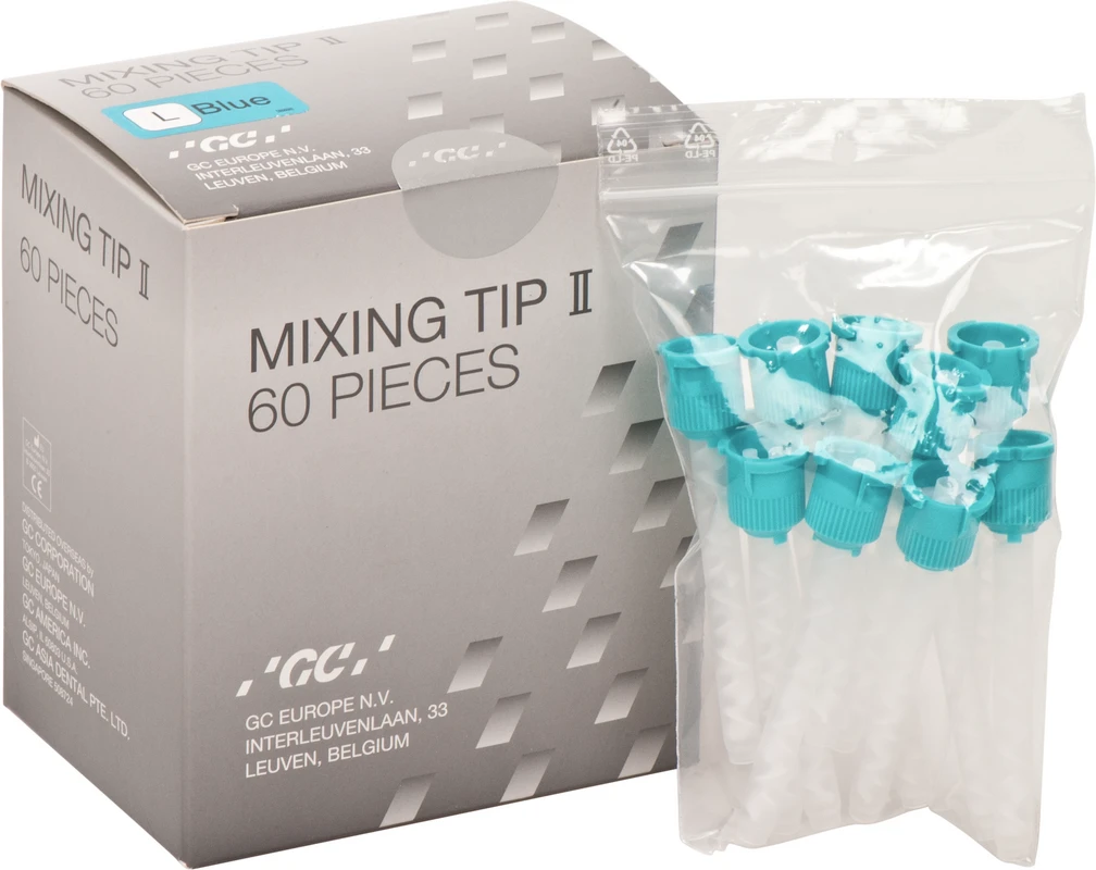 GC EXAMIX™ NDS MIXING TIPS Packung 60 Stück II blau, Gr. L GC EXAMIX™ NDS MIXING TIPS GC