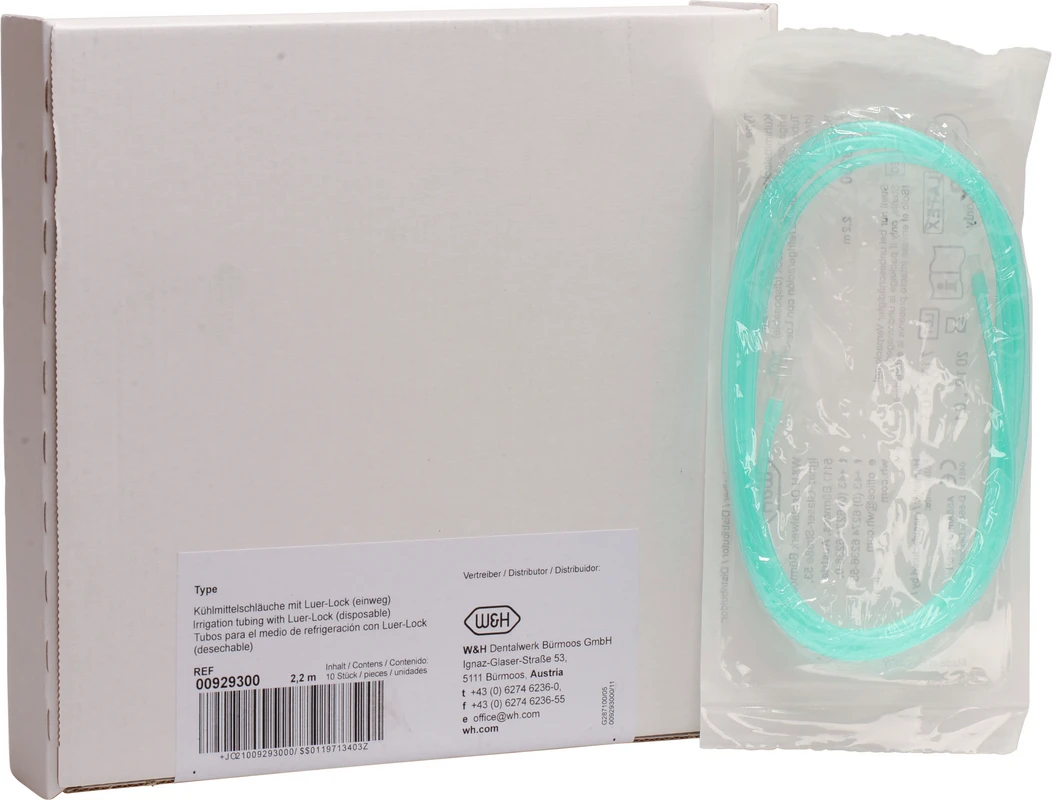 Einweg-Kühlmittelschlauch Packung 10 Stück für implantmed Serie, elcomed Serie &amp; piezomed, 1,8 m Kabel