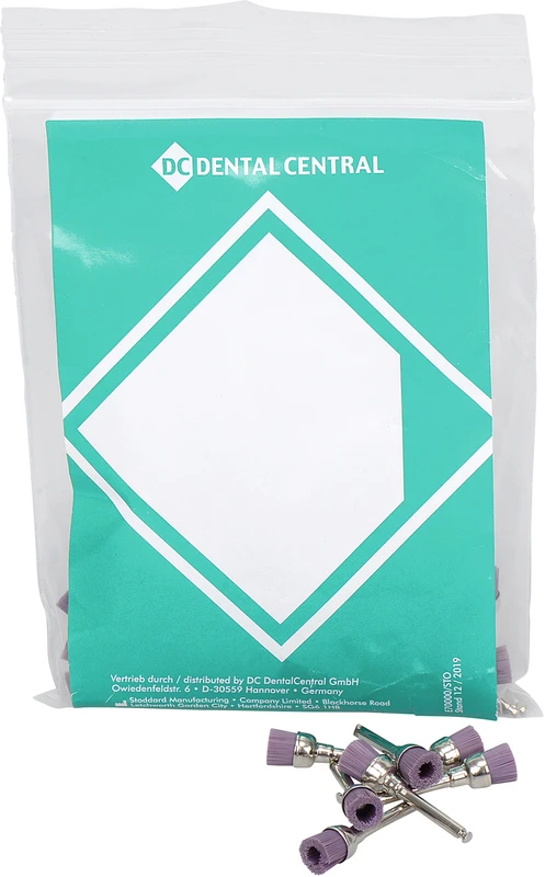 DC Zahnreinigungsbürsten Packung 50 Stück lila, medium