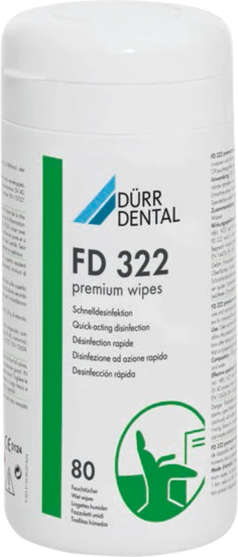 FD 322 premium wipes Schnelldesinfektion Dose 80 Stück