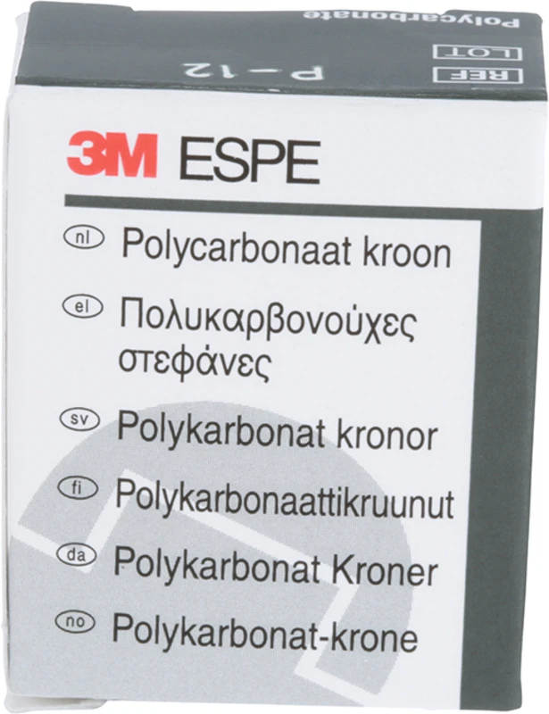 Polycarbonat-Kronen Packung 5 Stück Nr. 12