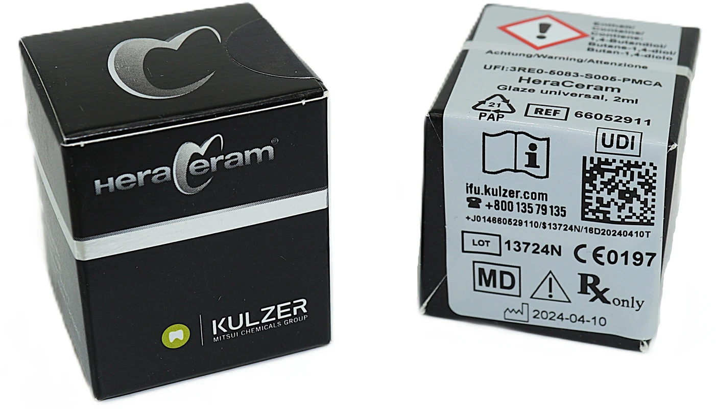 HeraCeram® Flüssigkeiten Dose 2 ml Glaze universal HeraCeram® Flüssigkeiten Dose 2 ml Glaze universal