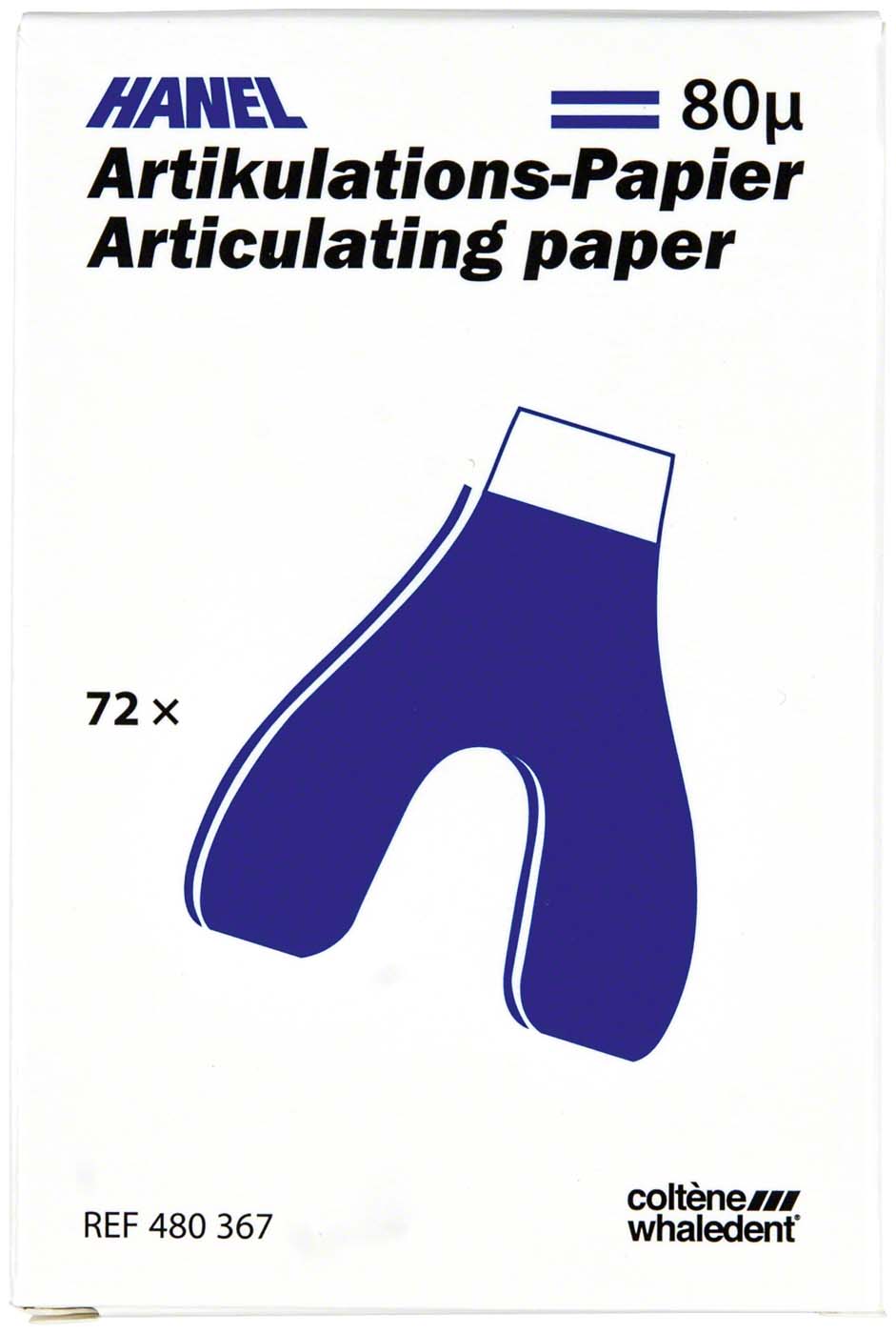 HANEL Artikulations-Papier 80 µm COLTENE