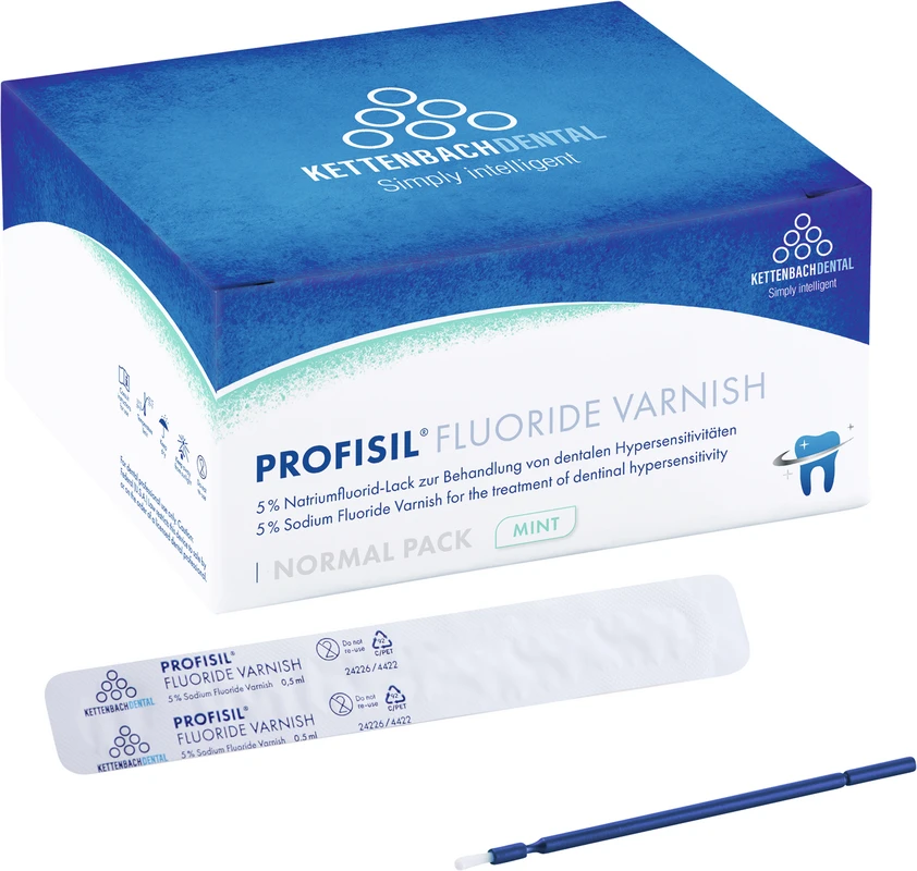 Profisil® Fluoride Varnish Packung 50 Stück 0,5 ml, Minze