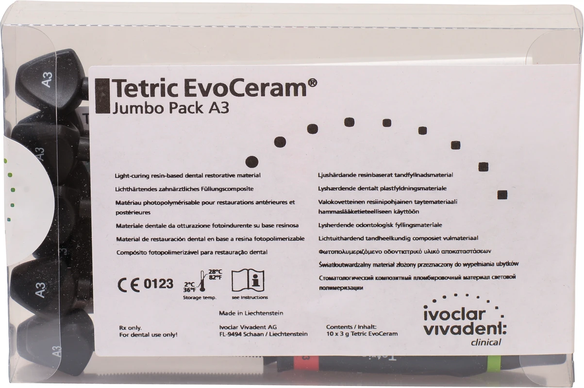 Tetric® EvoCeram Jumbopackung 10 x 3 g Spritze A3