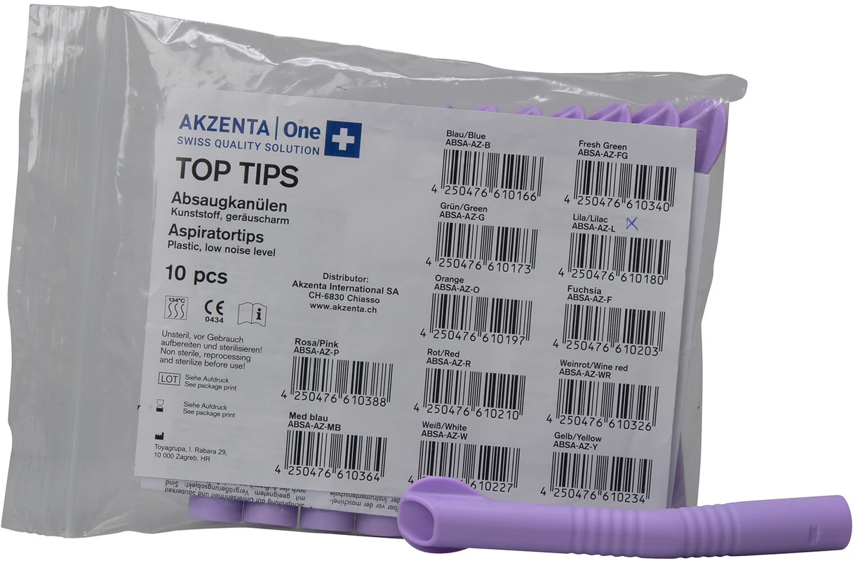 TOP TIPS Packung 10 Stück lila