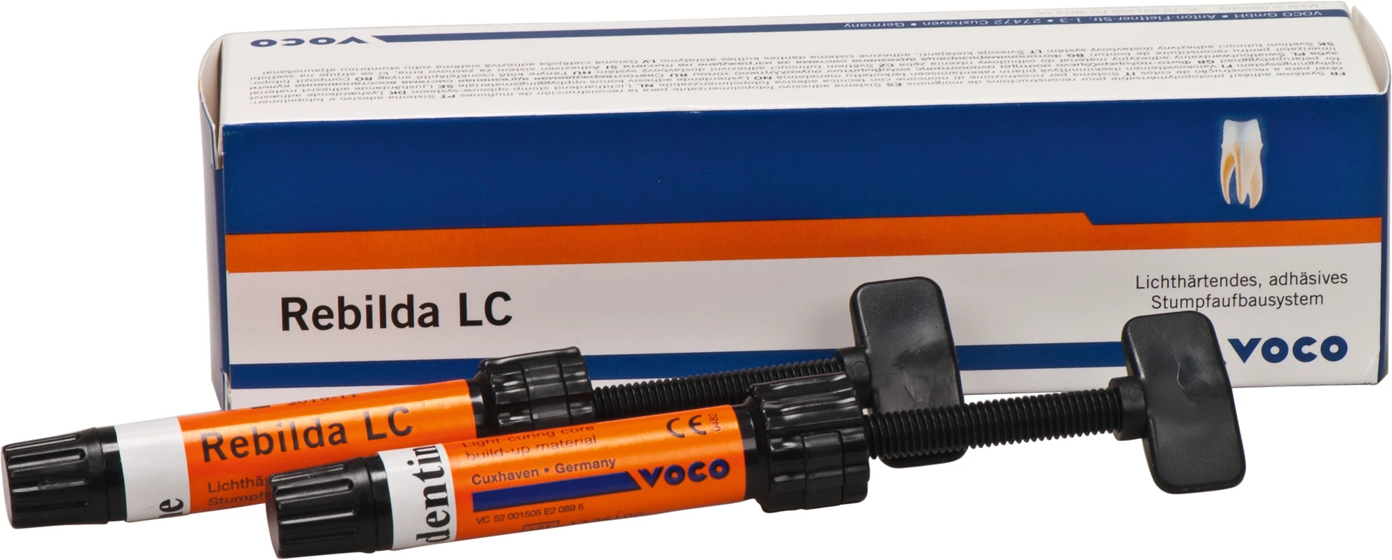 Rebilda® LC Nachfüllpackung 2 x 5 g Spritze dentin