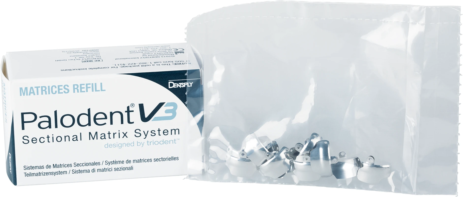 Palodent® V3 Teilmatrizensystem Packung 50 V3 Matrizen 7,5 mm