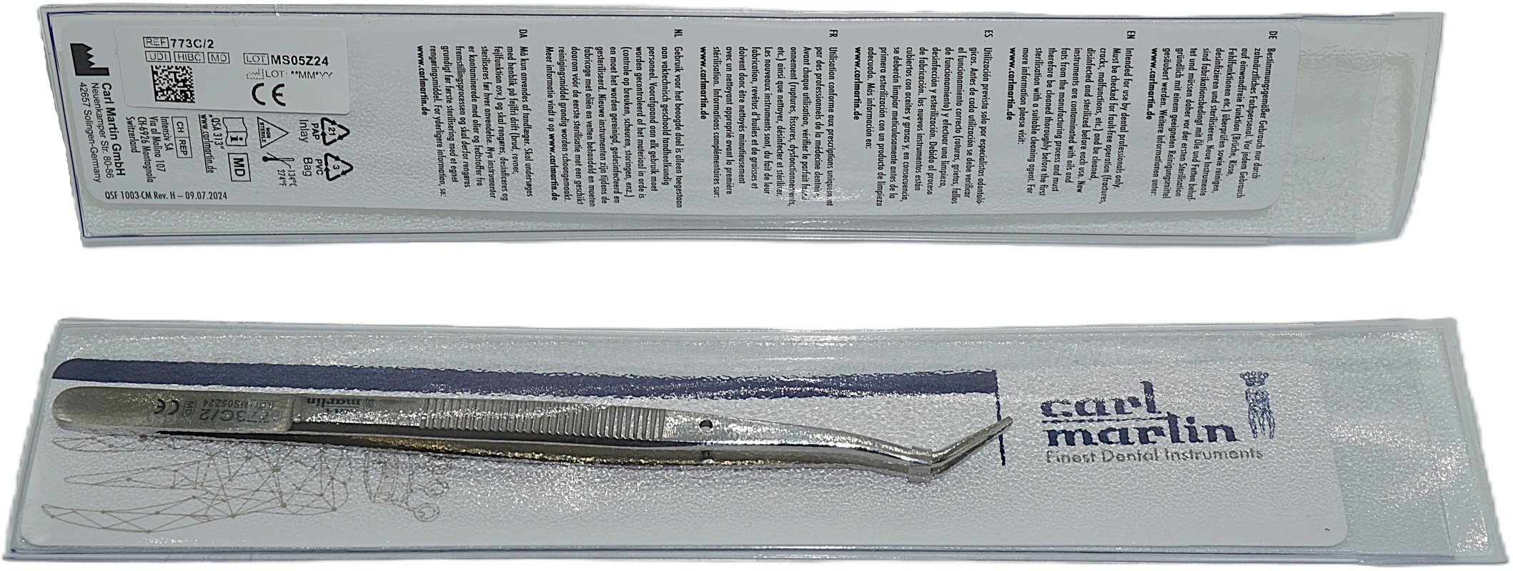 Zahnpinzette nach Meriam Carl Martin
