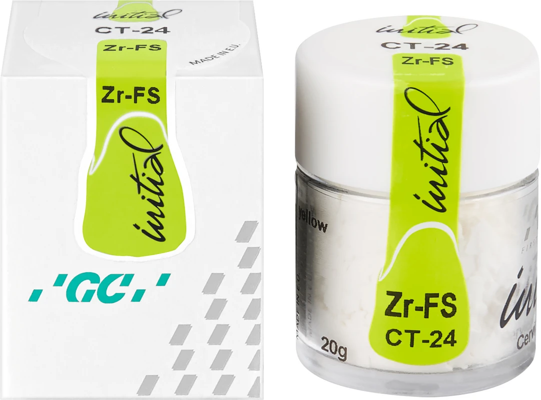 GC Initial™ Zr-FS Dose 20 g Pulver cervical transluzent CT-24 yellow