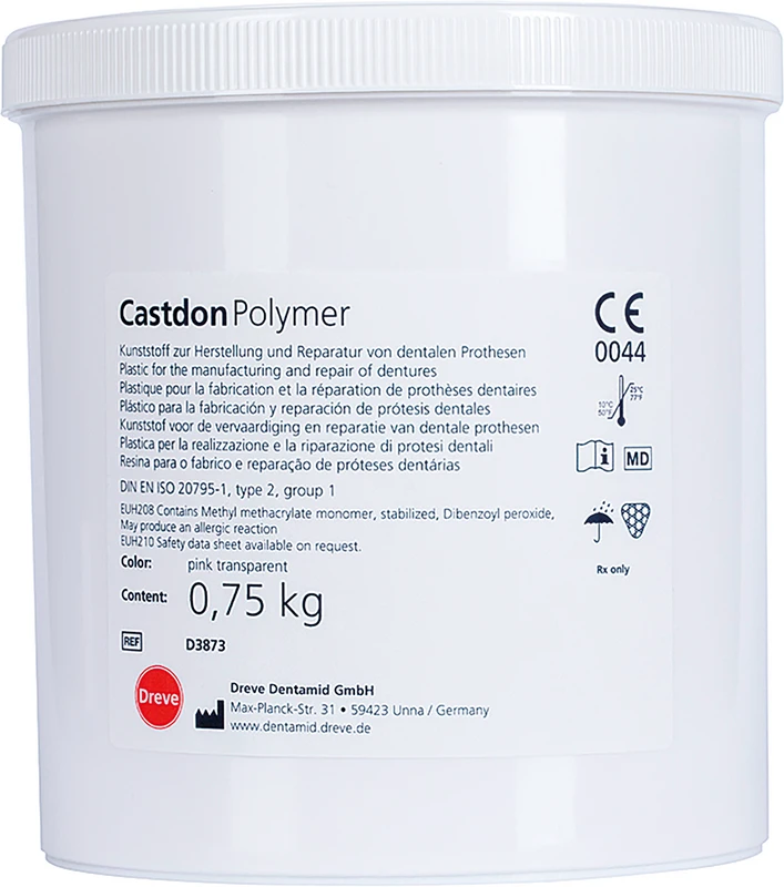 Castdon Dose 750 g Pulver rosa-transparent
