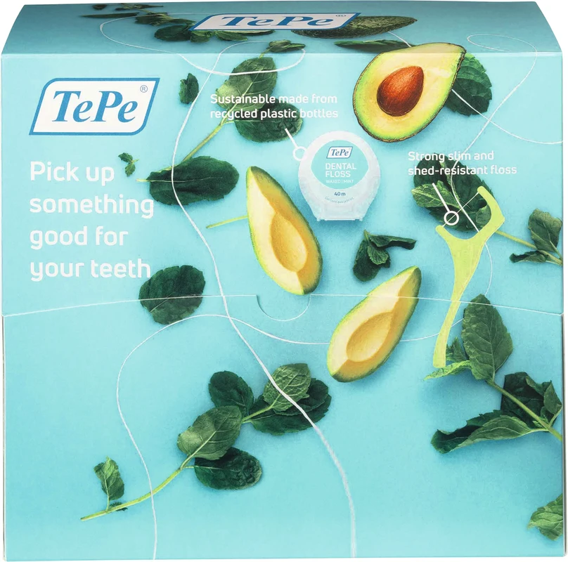 TePe® Dental Floss Dispenserbox 80 Spender Floss