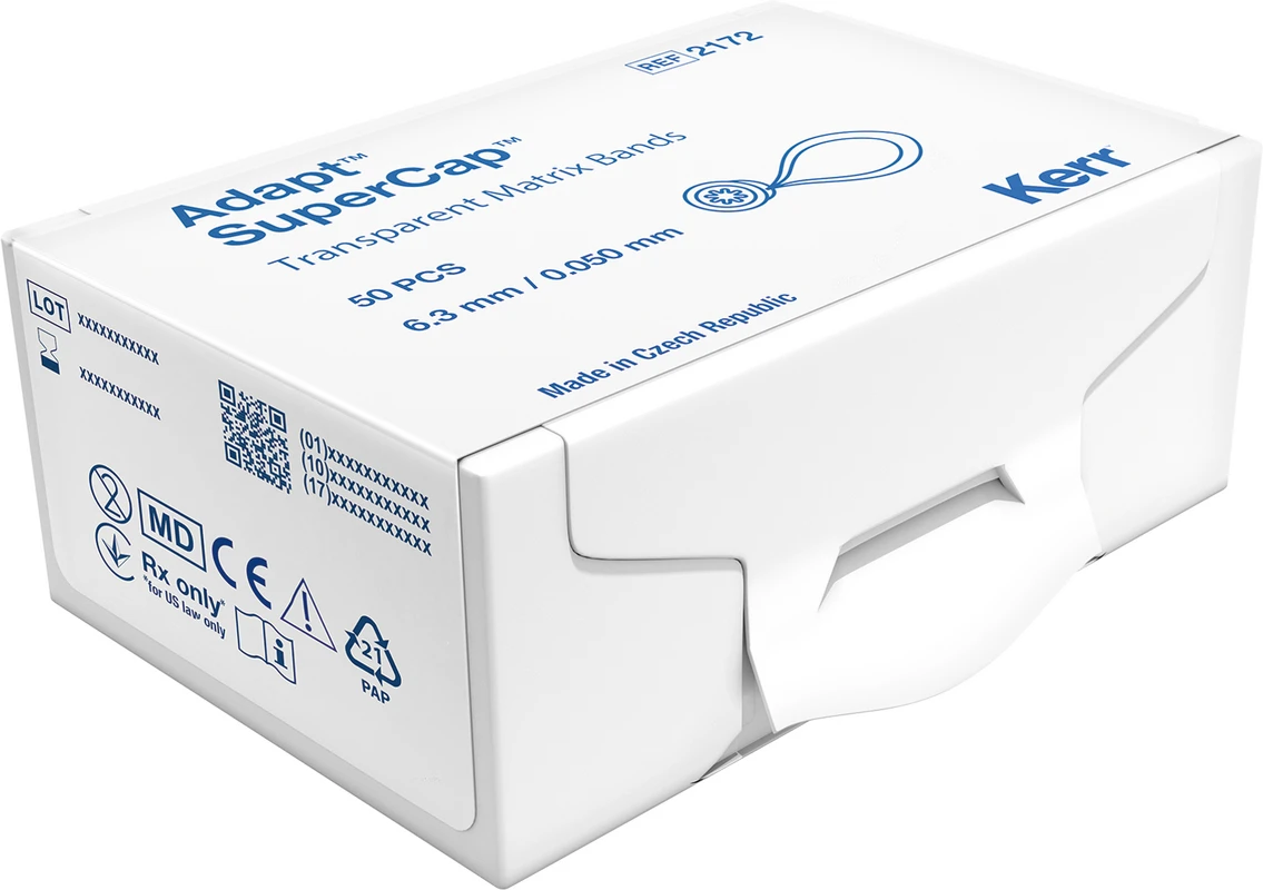 SuperMat® Packung 50 Adapter transparent Höhe 6,3 mm, Stärke 0,05 mm