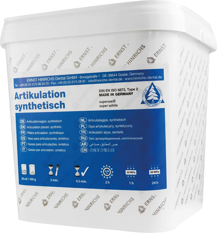 Artikulationsgips - synthetisch Eimer 10 kg
