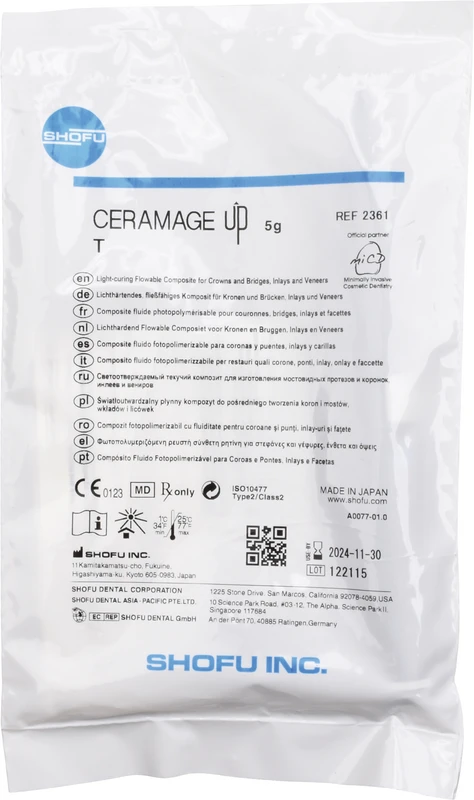 CERAMAGE UP Spritze 5 g Komposit translucent T