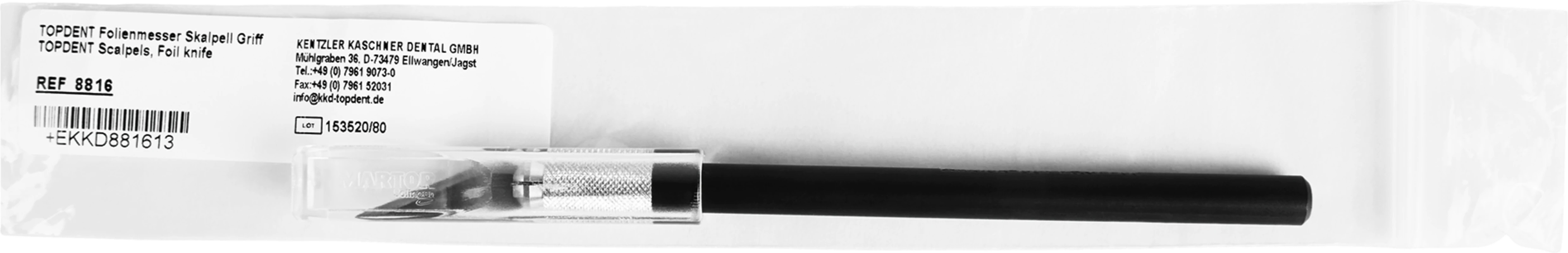 TOPDENT Folienmesser Stück 08816