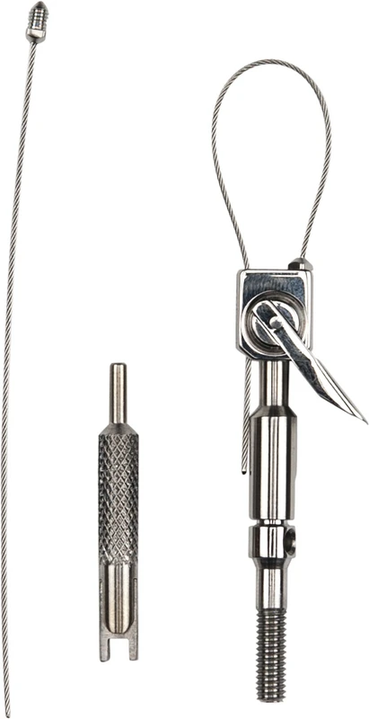 KKD® Loop-Tips Set 1 Stück, 1 Ersatzseil, 1 Adapter, 1 Schlüssel, 1 Single-Loop Tip
