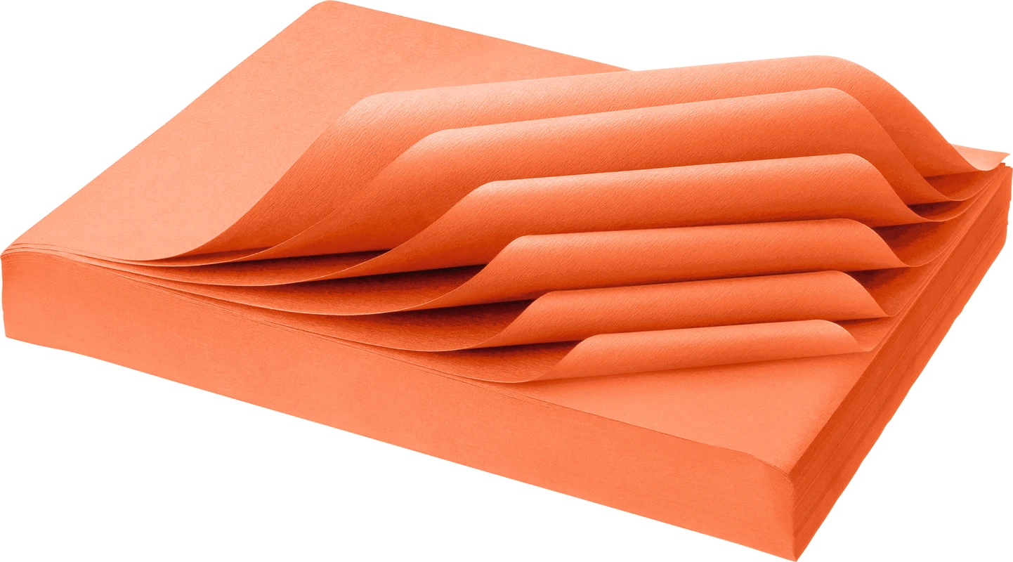 Dental Tray-Einlagen Karton 5 x 250 Stück 28 x 36 cm, orange