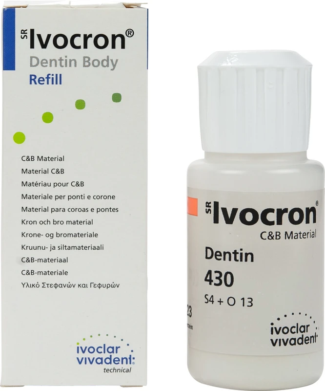 SR Ivocron® Flasche 30 g Pulver dentin 430/4B